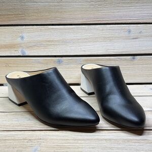 Katy Perry The Terrain Black and White Mules Size 7